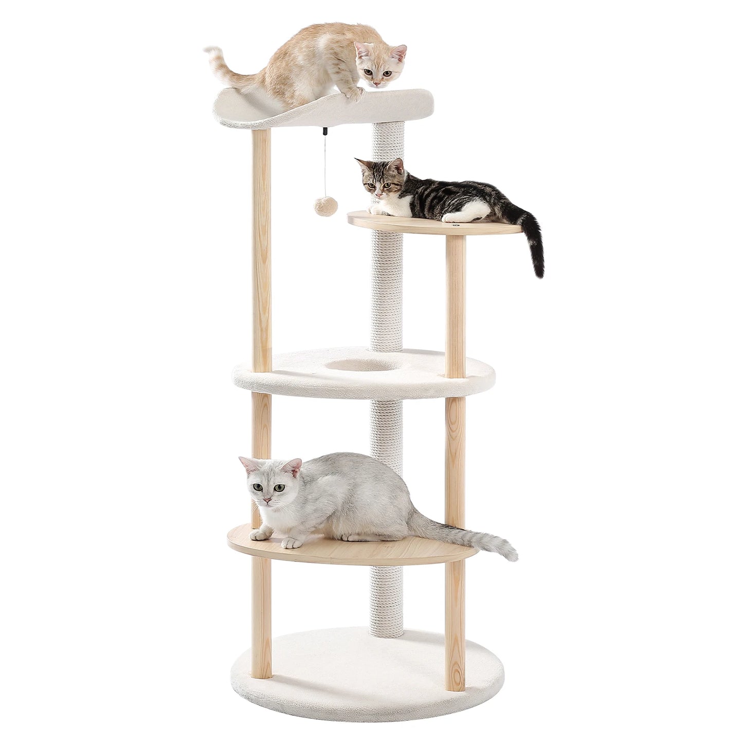 Modern Cat Tree Tower With Scratching Post