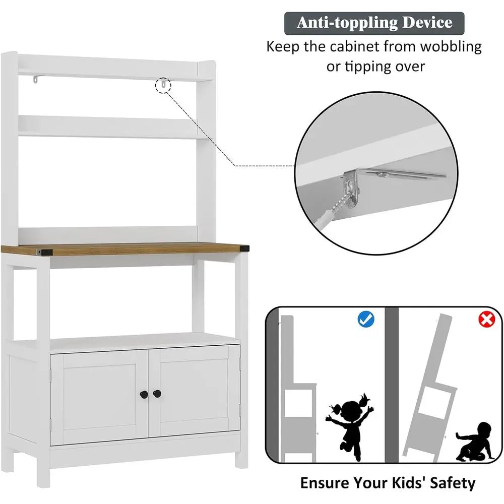 Stand Bakers Rack Cabinet