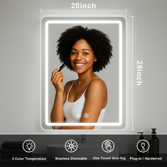 20x28 inch Fogless Makeup Vanity Mirrors