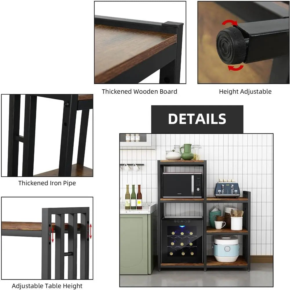 Kitchen Storage Shelf Bakers Rack
