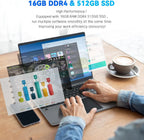15.6 Inch Laptop Windows 11 Notebook  512GB