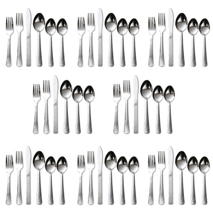 HANSMART 48Pcs  Stainless Steel Flatware Set