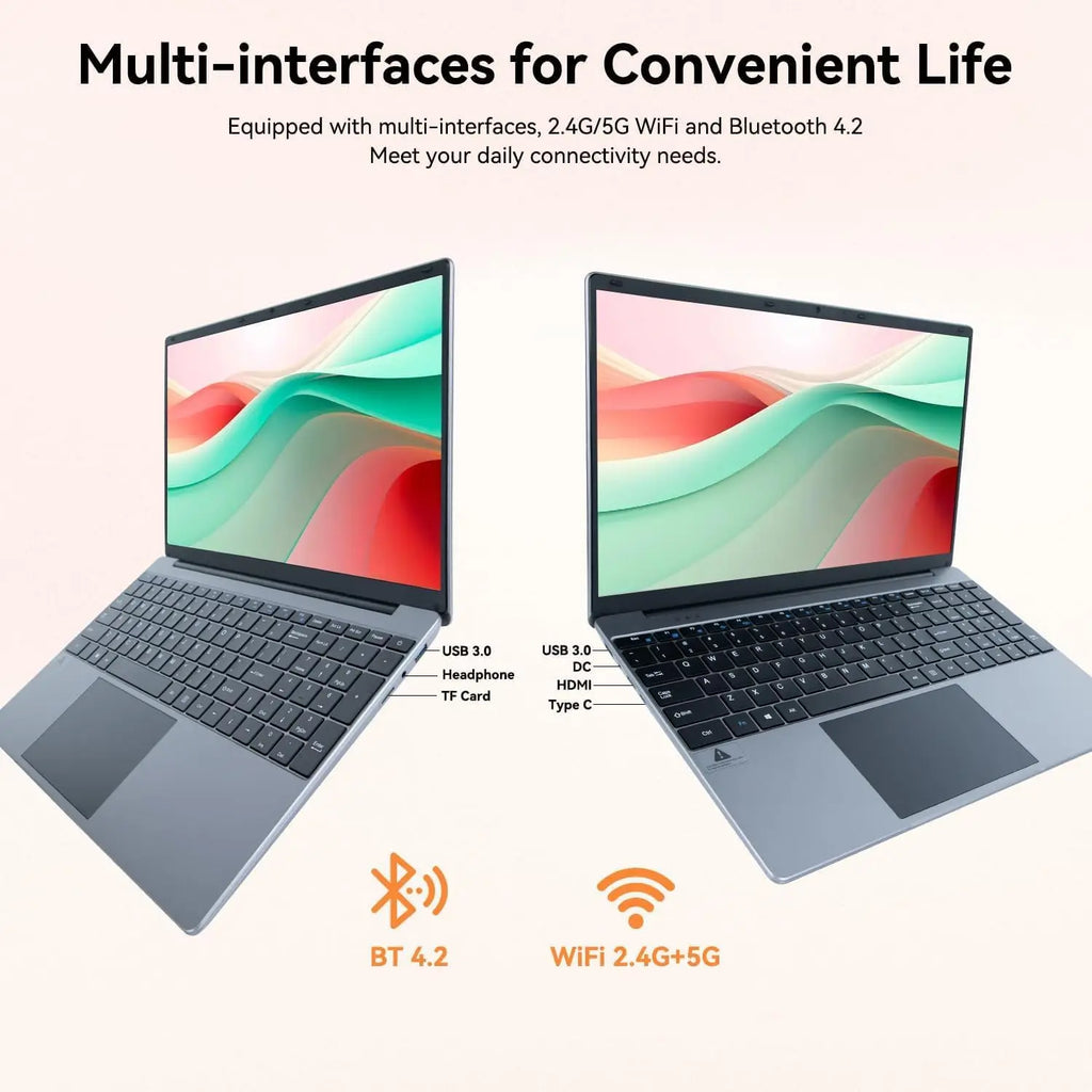 15.6 Inch Laptop Windows 11 Notebook  512GB