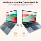 15.6 Inch Laptop Windows 11 Notebook  512GB