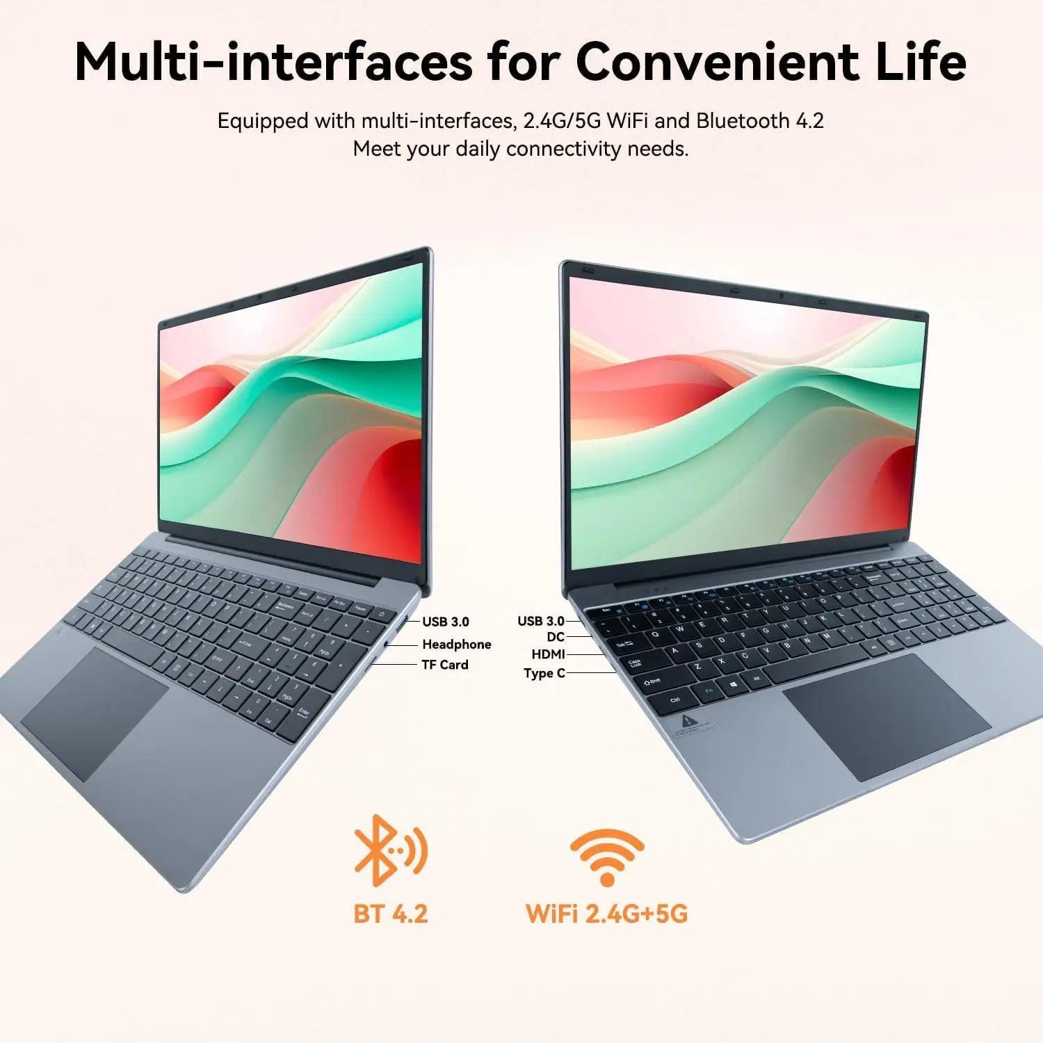 15.6 Inch Laptop Windows 11 Notebook  512GB