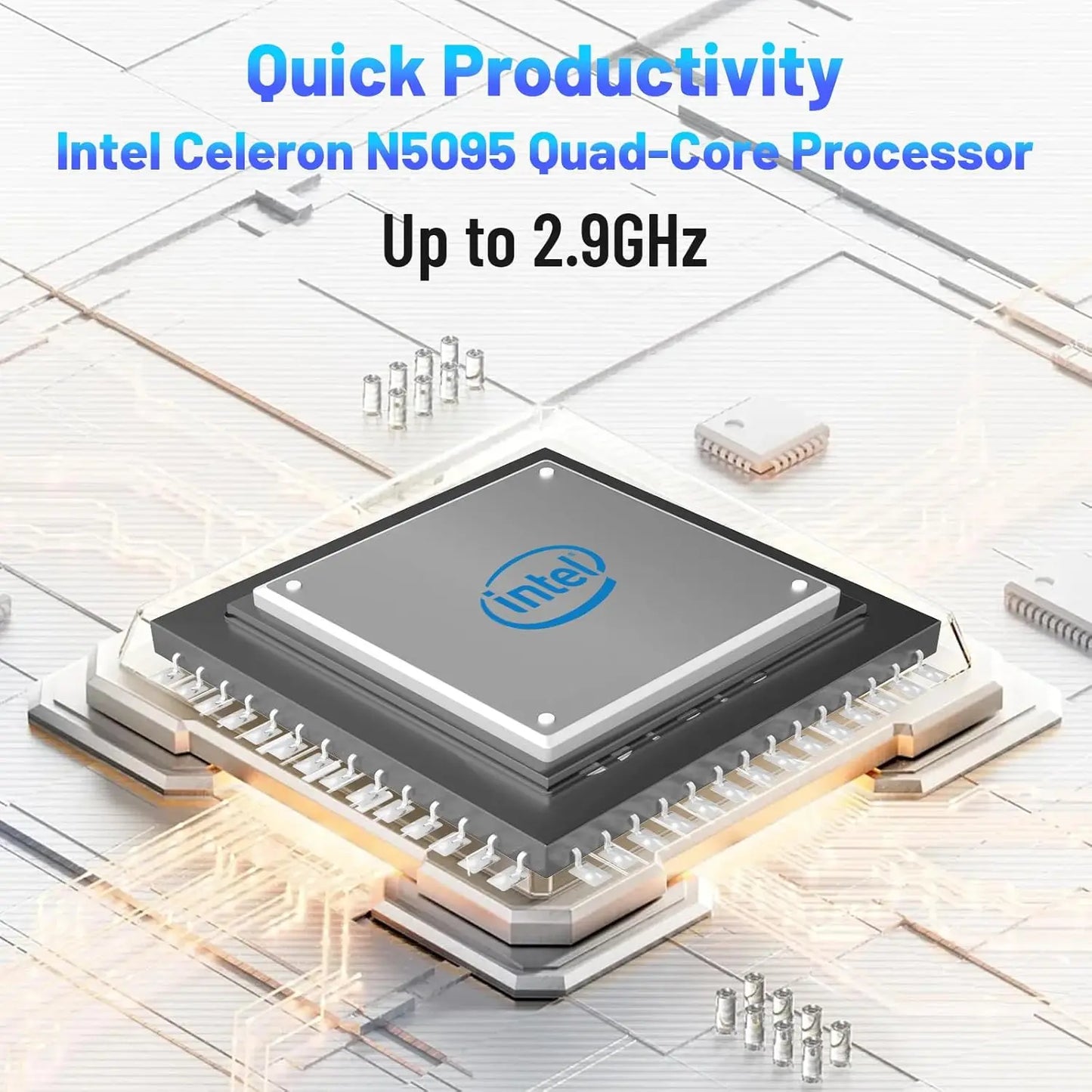 15.6 Inch Laptop Windows 11 Notebook  512GB