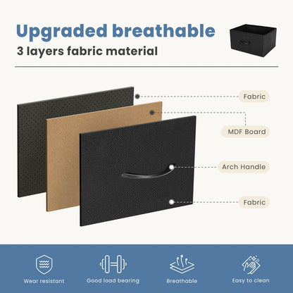 JHK Dresser With 7 Fabric Drawers Organizer