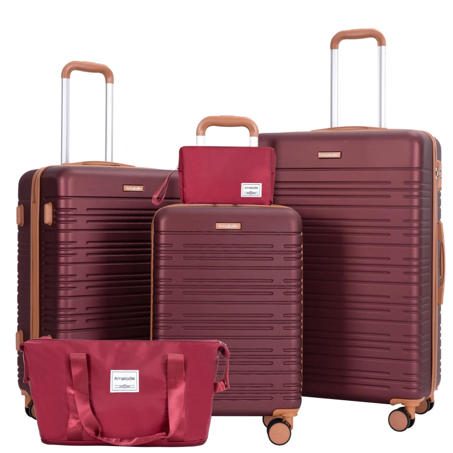 3-Piece Luggage Sets With Wheels