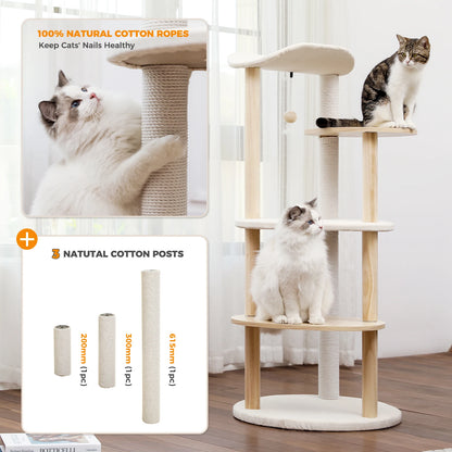 Modern Cat Tree Tower With Scratching Post