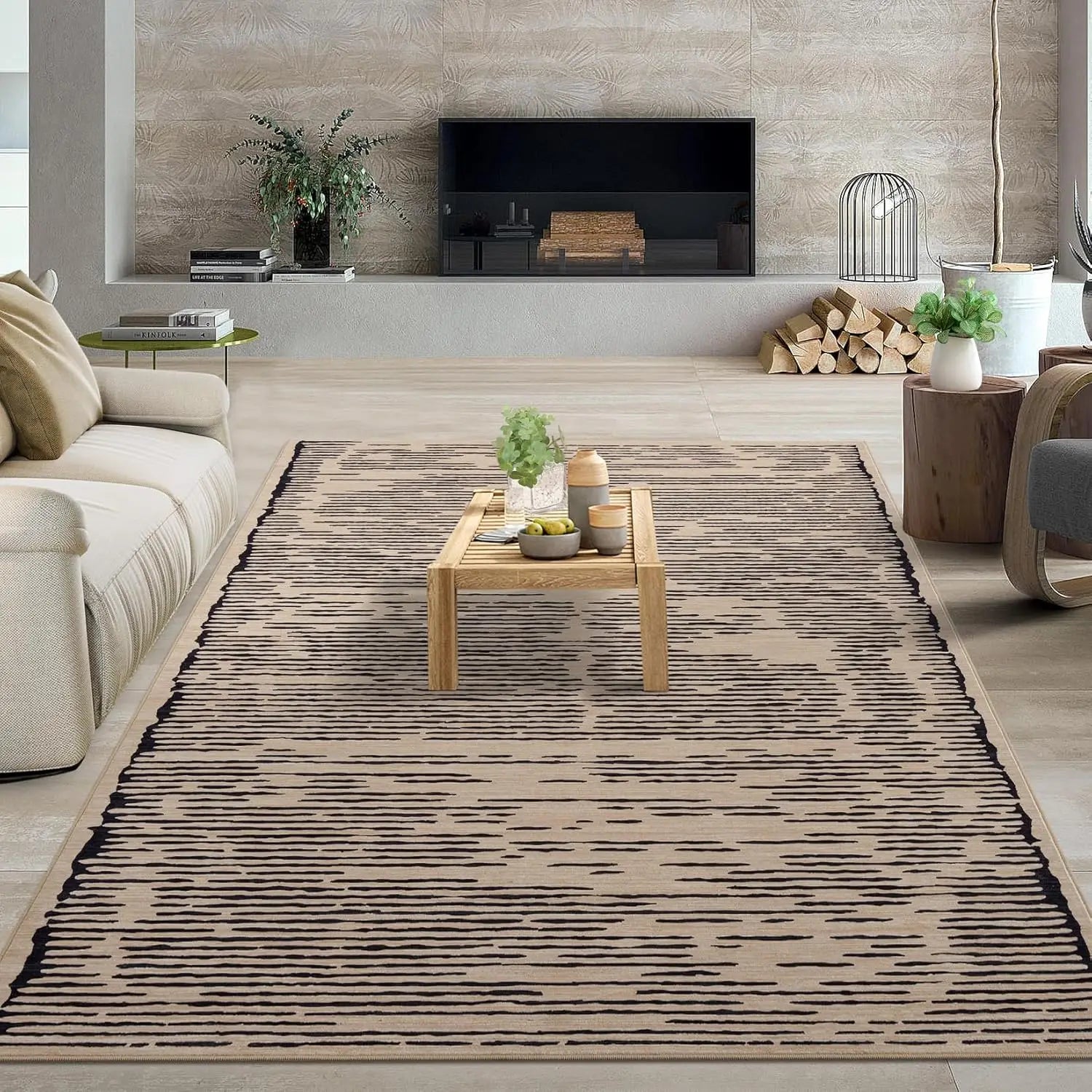 Modern Stripe Area Rug For Any Space