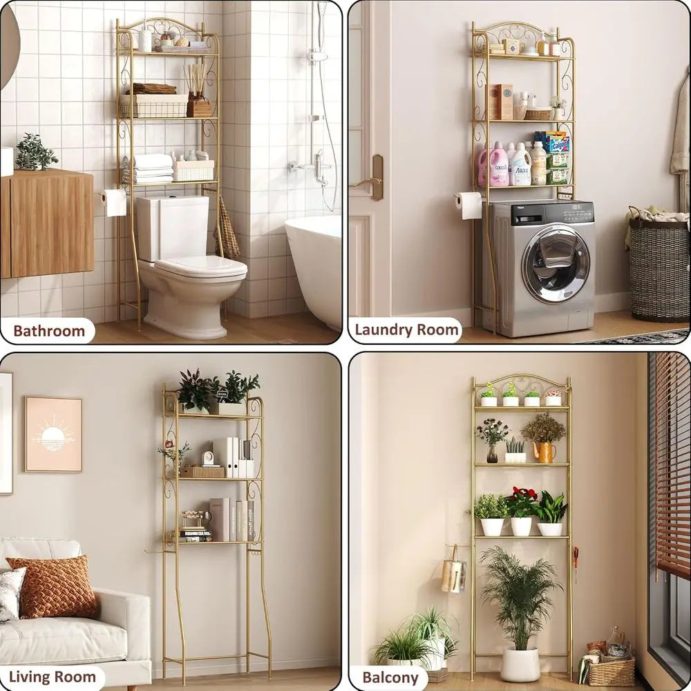 3-Tier Over Toilet Bathroom Organizer Rack