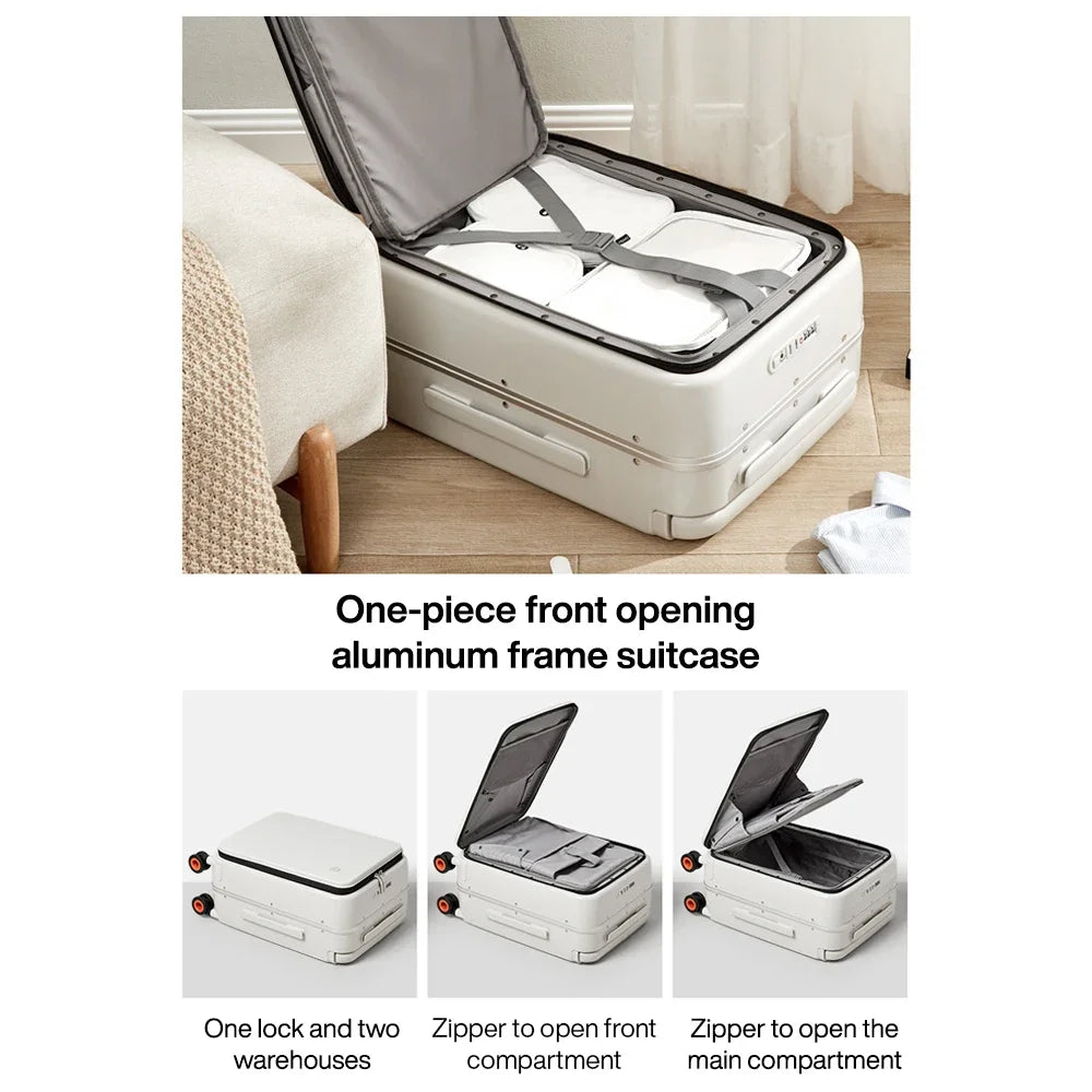 Mixi New Design Wide Handle Suitcase
