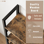 Triple 5 Tier Bookshelf 17 Display Shelves