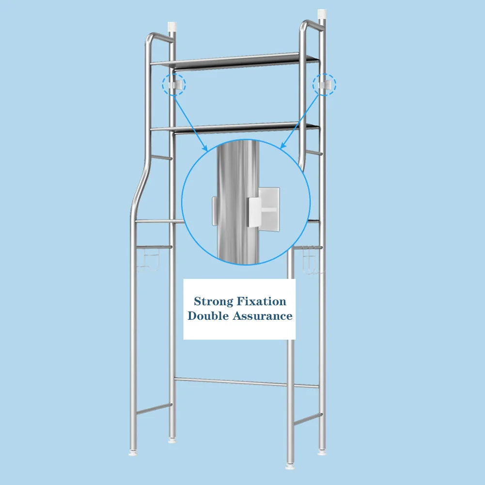 Over Toilet Storage Shelves With Paper Holder