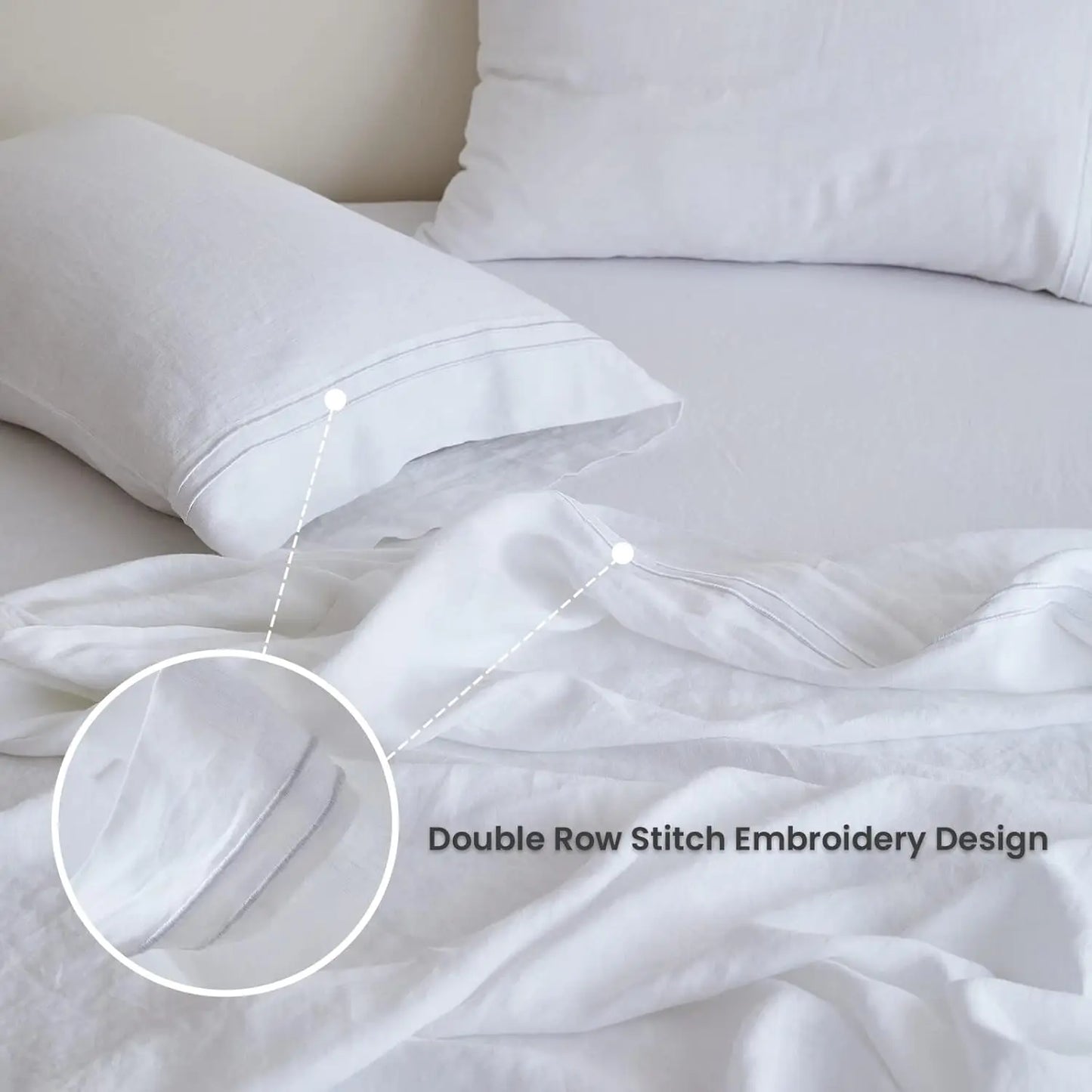 Simple & Opulence Linen Sheet Set