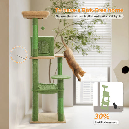 Cactus Cat Tree Tower For Large Cats