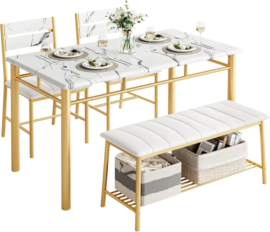 Kitchen Table & Chairs Set For Small Space