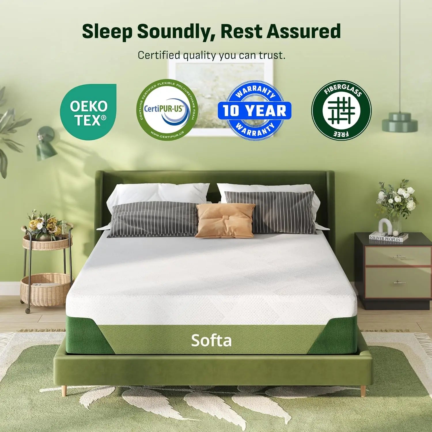 Adjustable Queen Bed Frame W/Dual Motor Remote