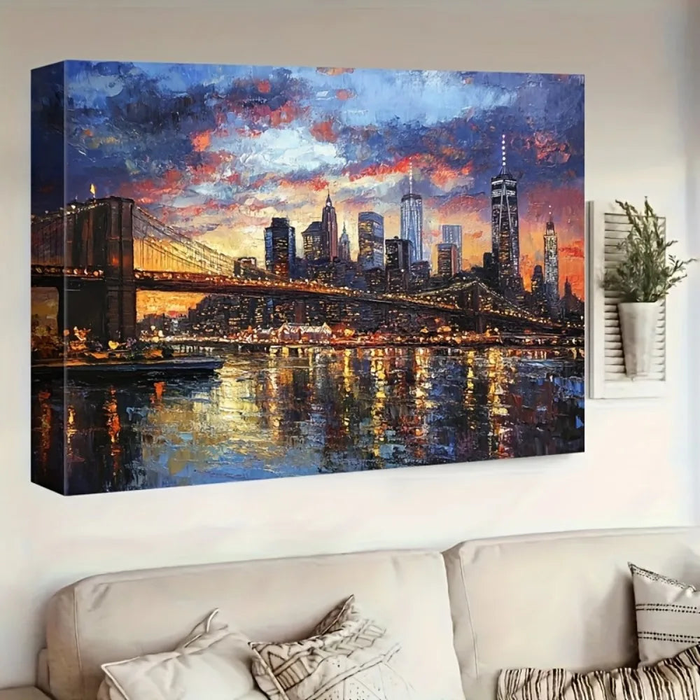 Framed Modern Canvas Print Poster