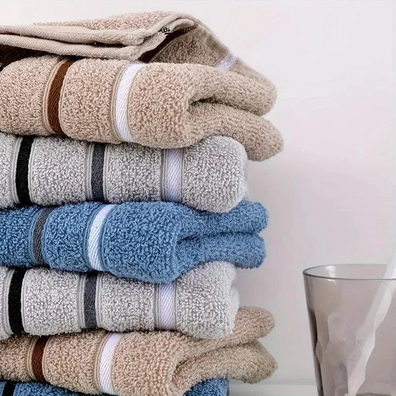 Various Colors Plush Cotton Towel Set