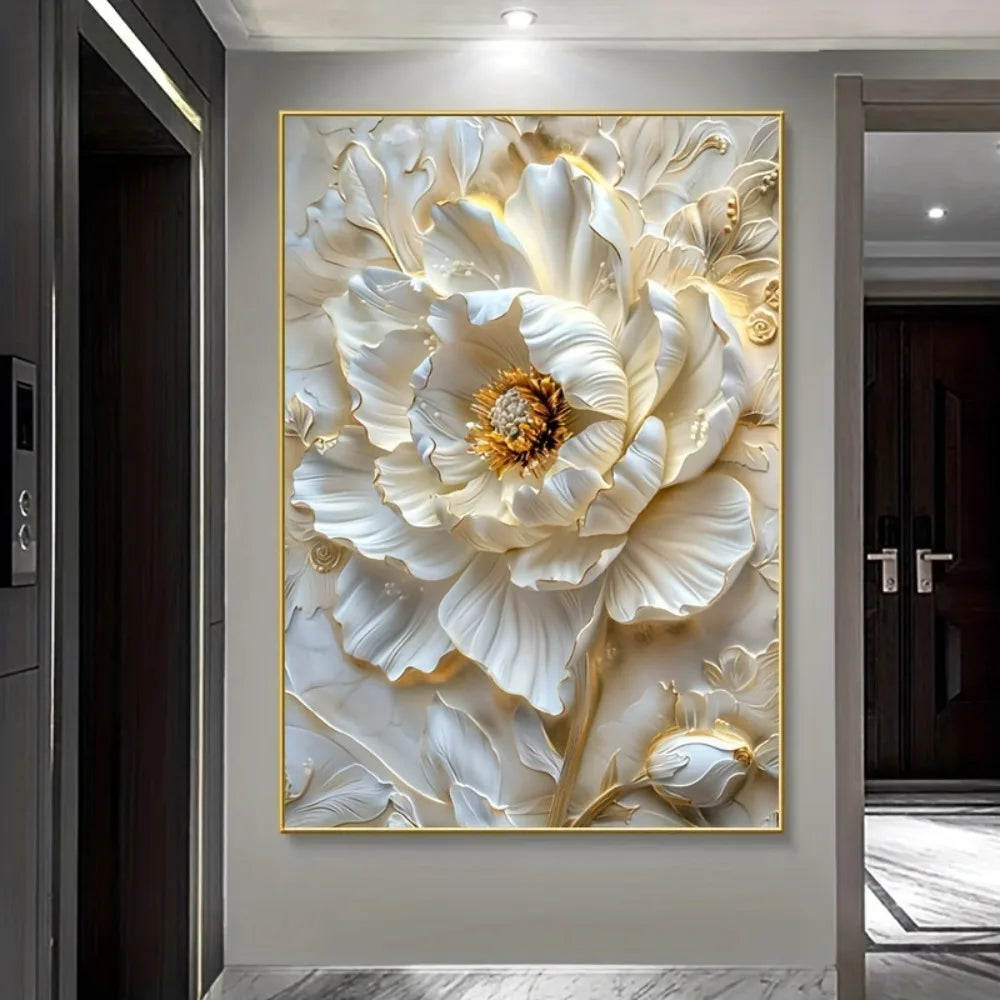 Modern Abstract Floral Canvas Art Prints