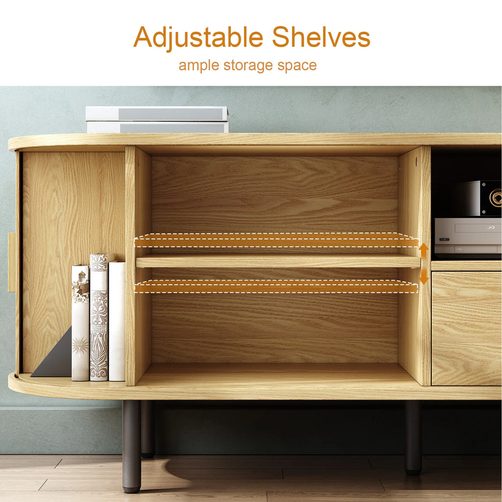 TV Console w/ Adjustable Shelves