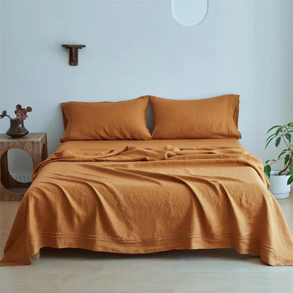 Simple & Opulence Linen Sheet Set