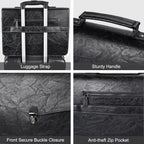 Leather Briefcase 15.6 Inch Laptop Messenger Bag