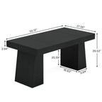 Mid-Century Modern Dining Table With Double Pedestal