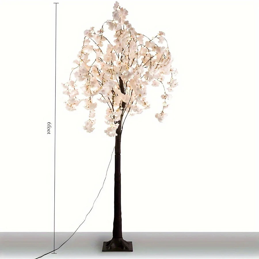 6ft Lighted Cherry Blossom Tree Light