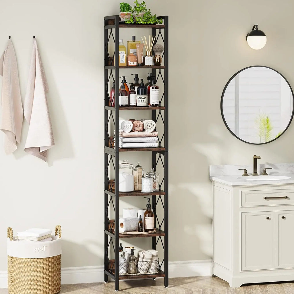 7 Tier Bookcase For Small Spaces