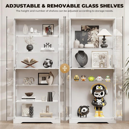 Curio Cabinet W3 Color Lights For Collectibles