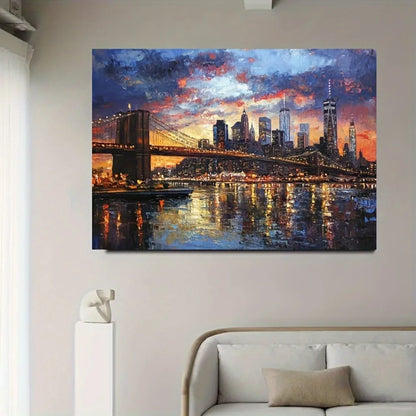 Framed Modern Canvas Print Poster