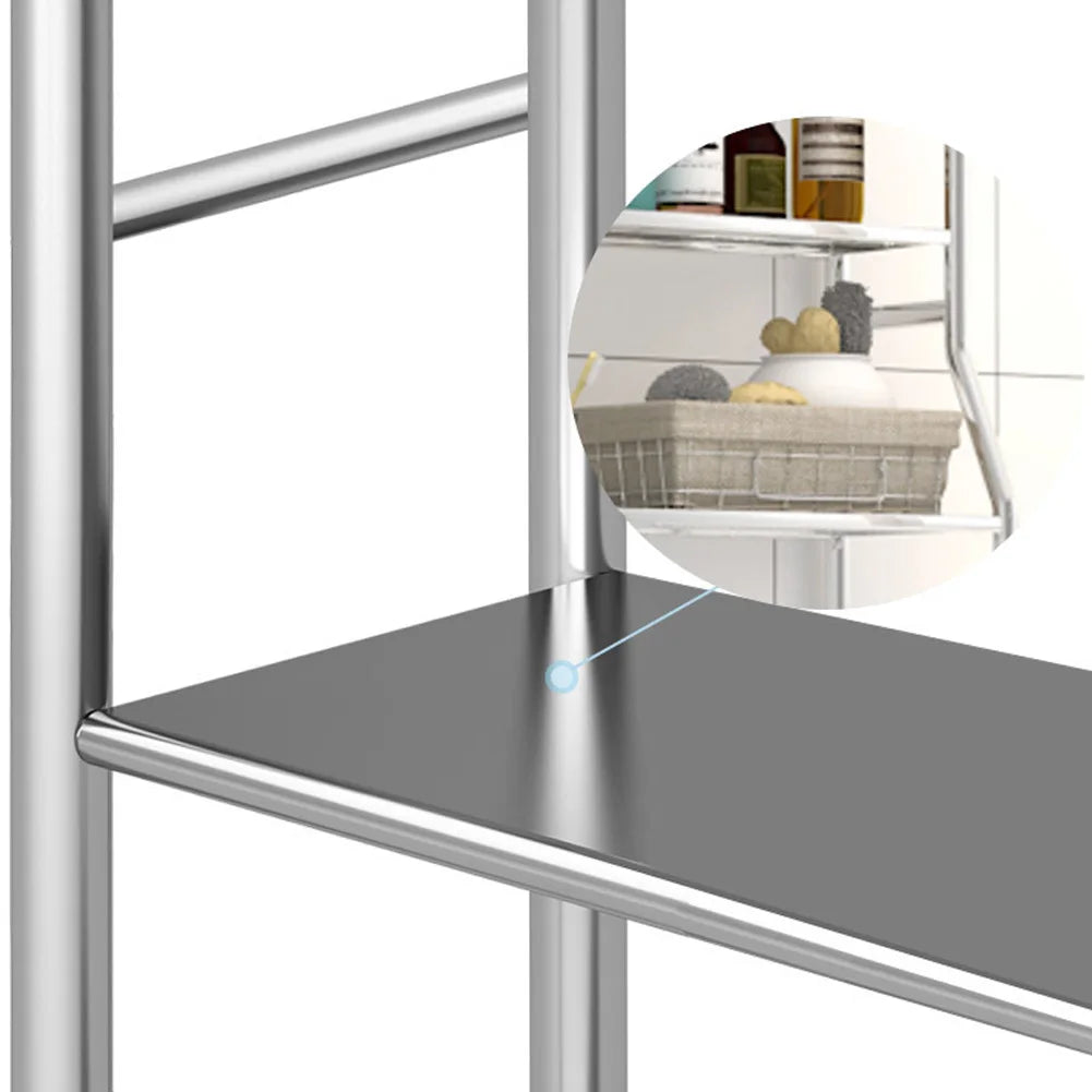 Over Toilet Storage Shelves With Paper Holder