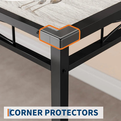 Wood Kitchen Table Set With 4 Chairs