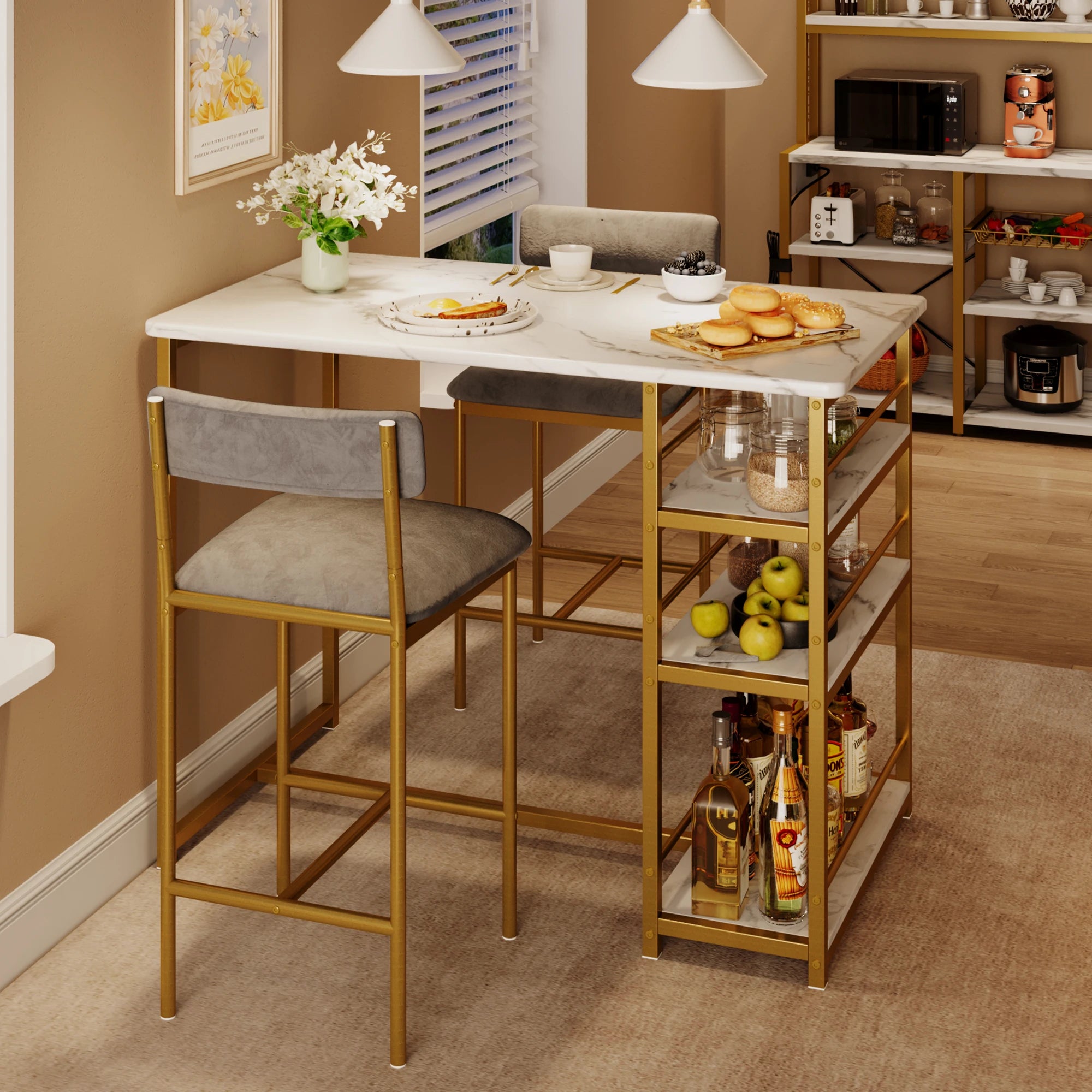 Counter Height Kitchen Table And Chairs