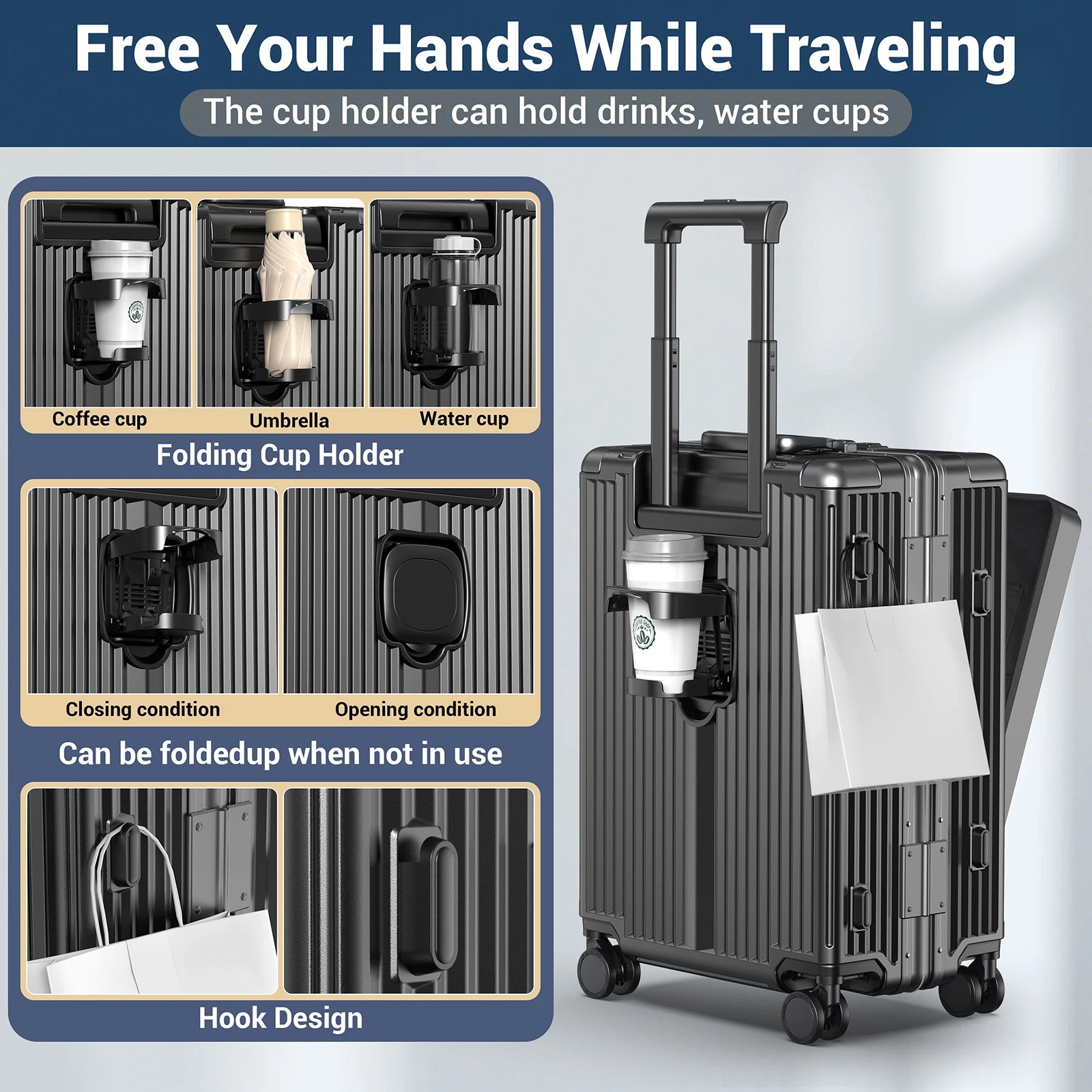 Airline Approved 22 inch Carry On Luggage