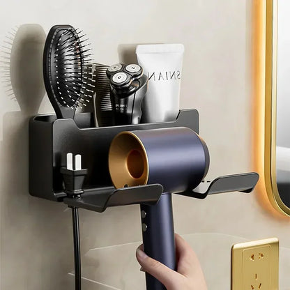 Wall Mounted Hair Dryer Holder