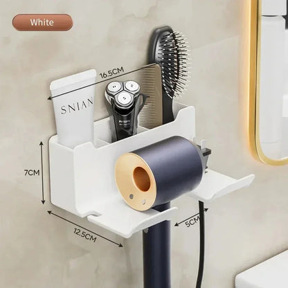 Wall Mounted Hair Dryer Holder