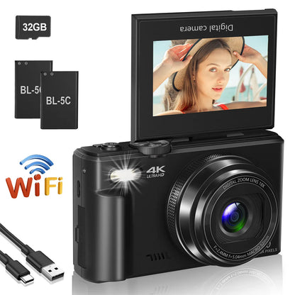 4K Compact Digital Photography Camera