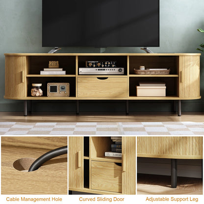 TV Console w/ Adjustable Shelves