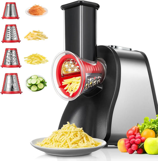 One-Touch Control Electric Cheese Shredder/Grater