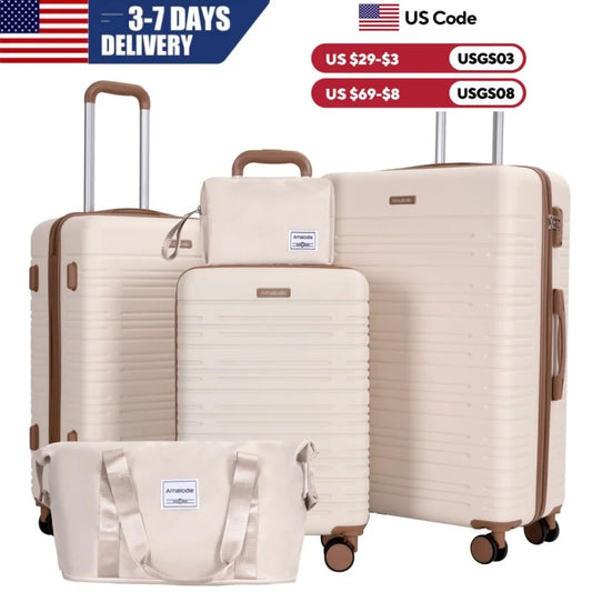 3-Piece Luggage Sets With Wheels