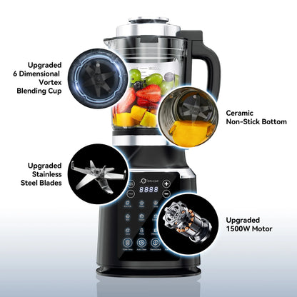 Glass Blenders With Tamper