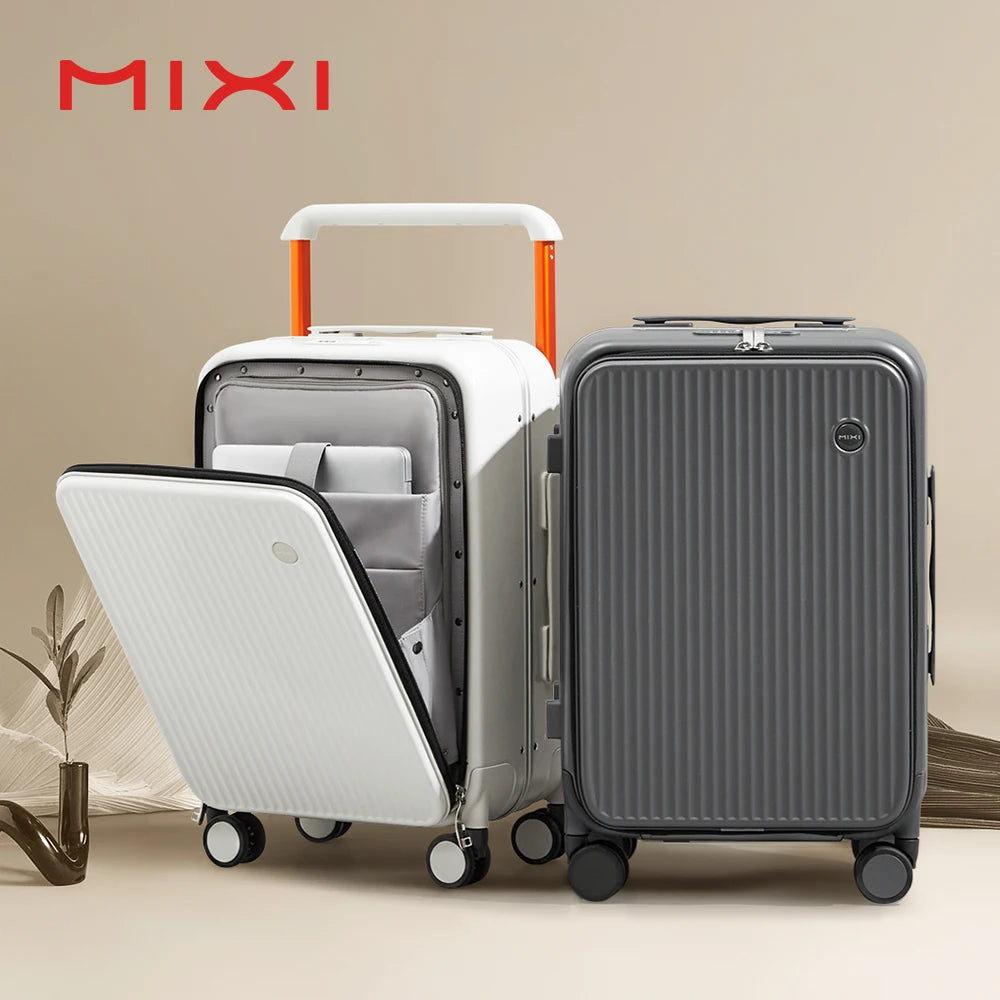 Front Laptop Pocket Suitcase Carry-On Luggage