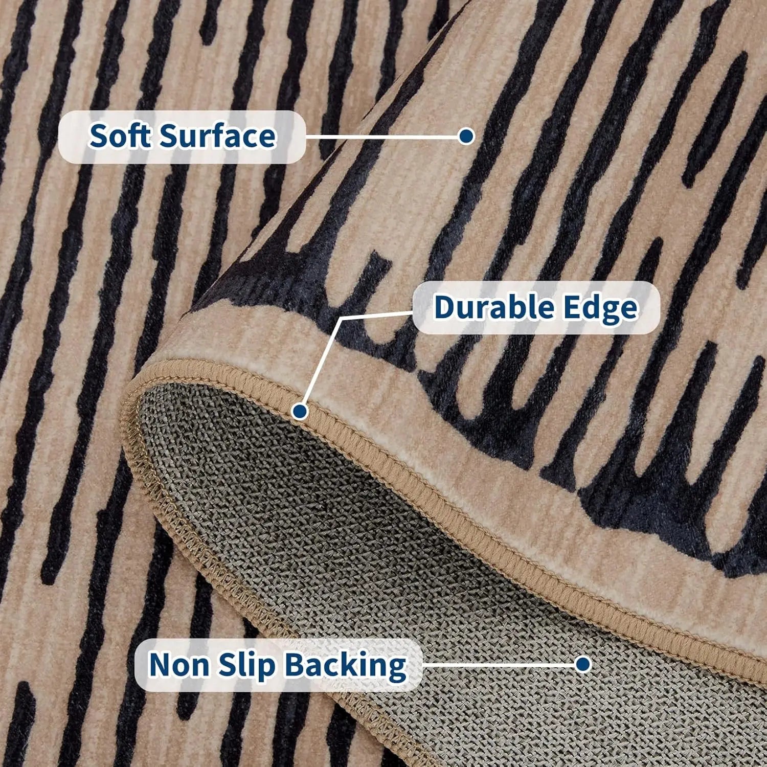 Modern Stripe Area Rug For Any Space