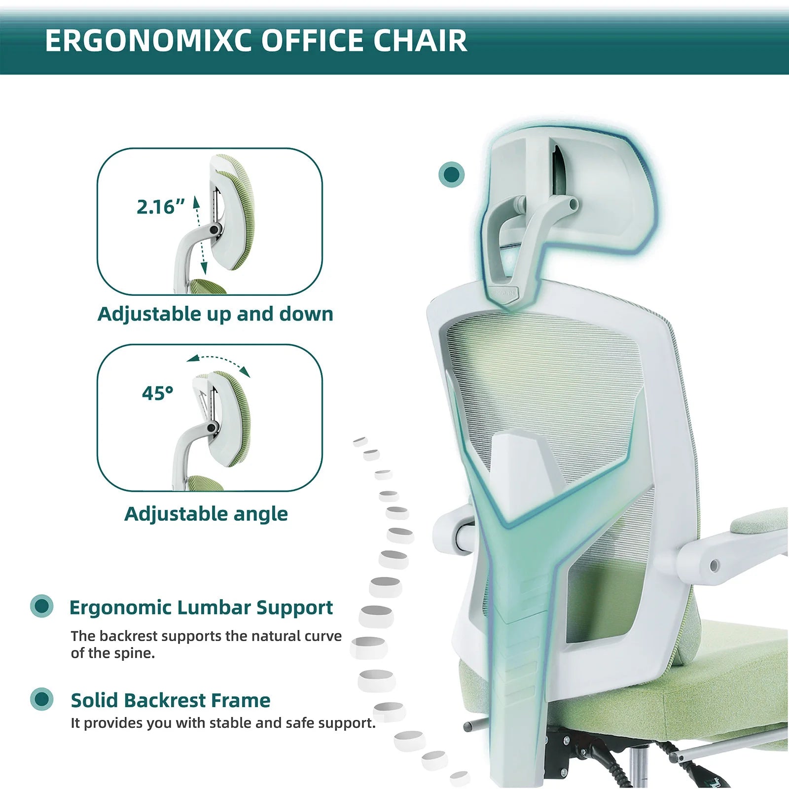 Ergonomic Reclining Office Chair