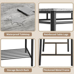 Kitchen Table & Chairs Set For Small Space