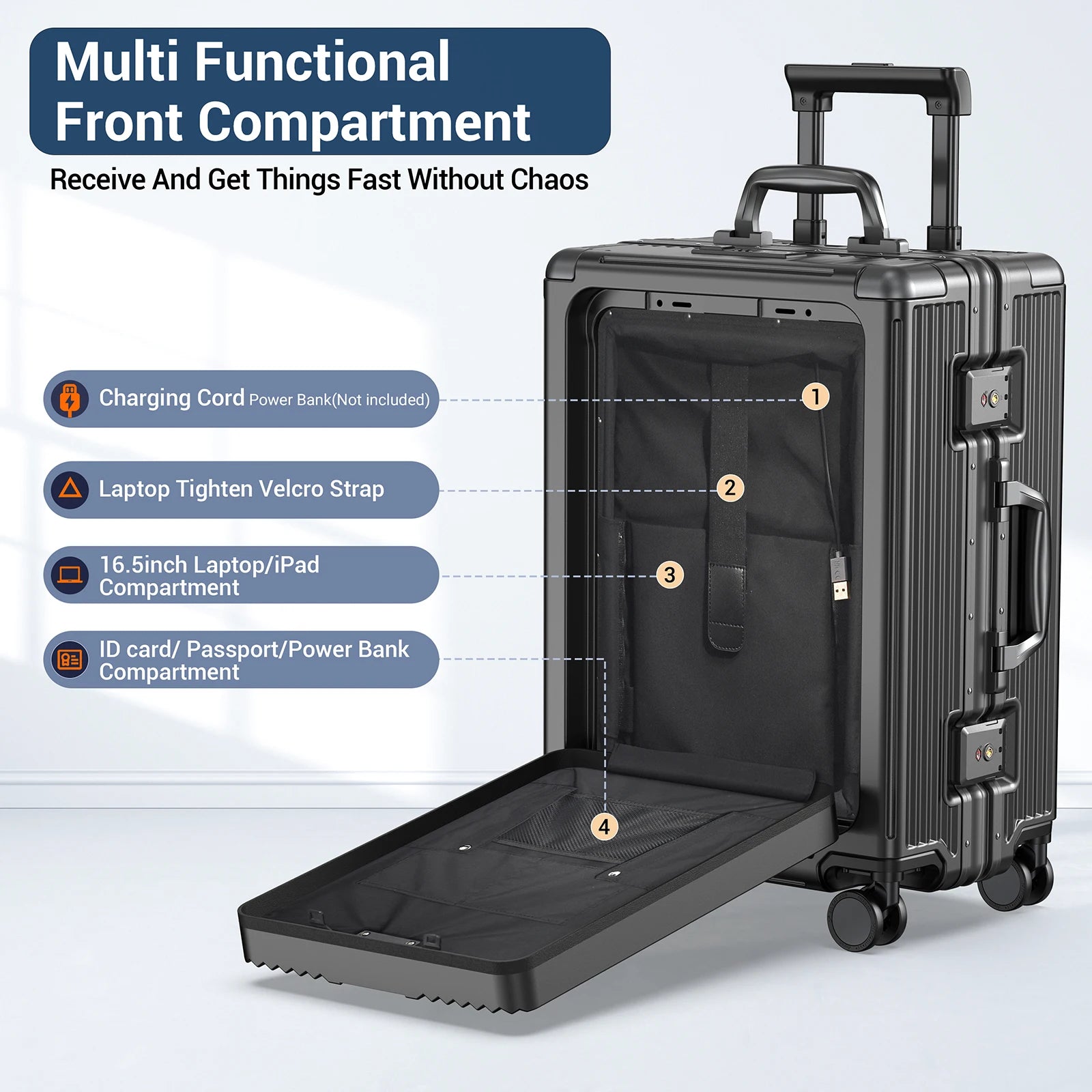 Airline Approved 22 inch Carry On Luggage