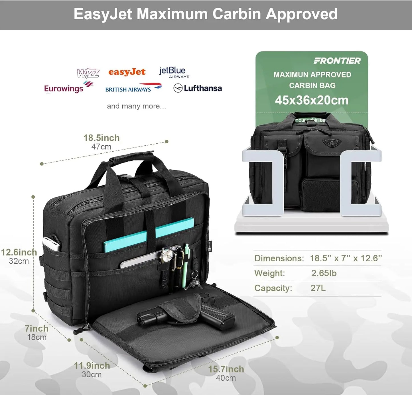 Tactical Messenger Bag Briefcase